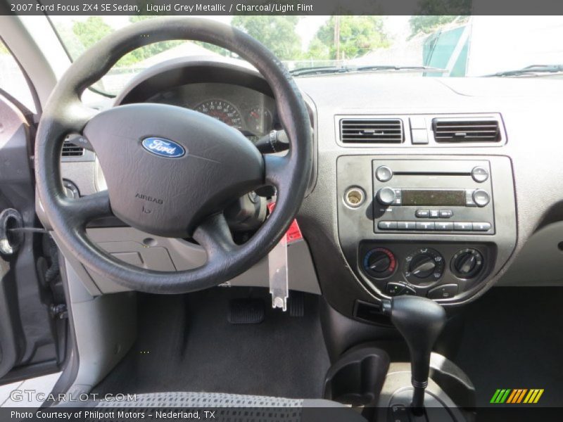 Liquid Grey Metallic / Charcoal/Light Flint 2007 Ford Focus ZX4 SE Sedan