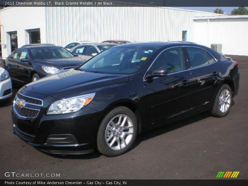 Black Granite Metallic / Jet Black 2013 Chevrolet Malibu LT