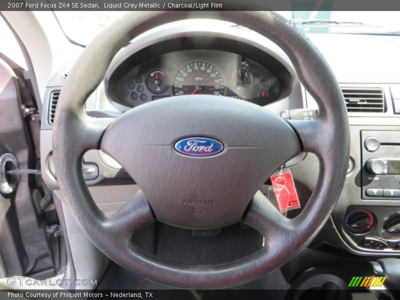 Liquid Grey Metallic / Charcoal/Light Flint 2007 Ford Focus ZX4 SE Sedan