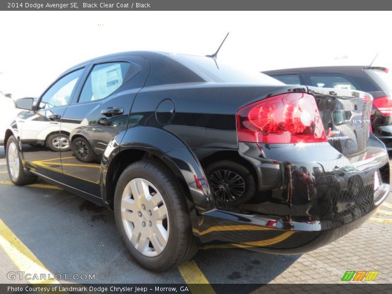 Black Clear Coat / Black 2014 Dodge Avenger SE