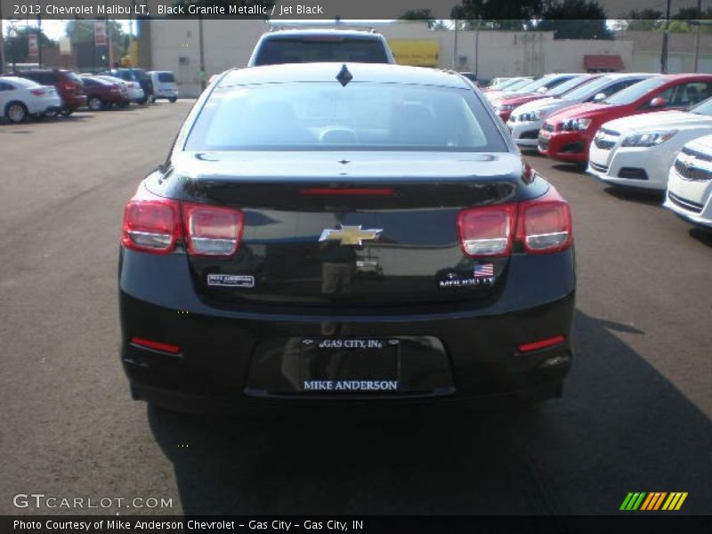 Black Granite Metallic / Jet Black 2013 Chevrolet Malibu LT