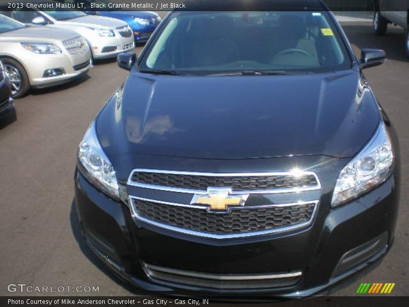 Black Granite Metallic / Jet Black 2013 Chevrolet Malibu LT