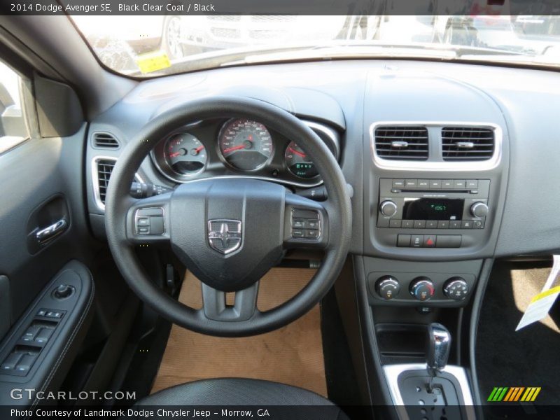 Black Clear Coat / Black 2014 Dodge Avenger SE