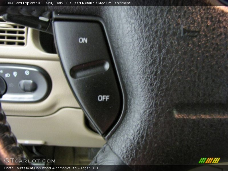 Dark Blue Pearl Metallic / Medium Parchment 2004 Ford Explorer XLT 4x4