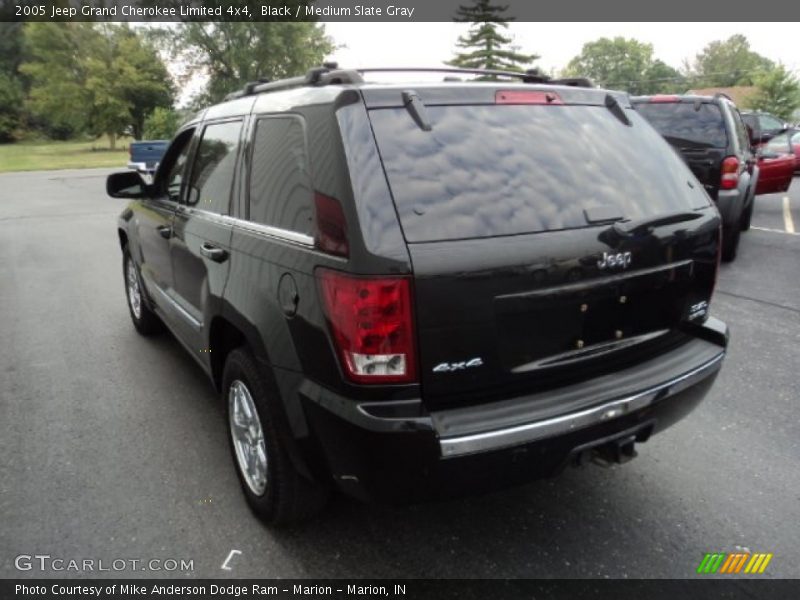 Black / Medium Slate Gray 2005 Jeep Grand Cherokee Limited 4x4