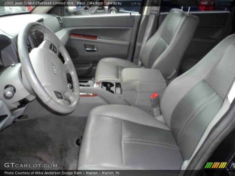 Black / Medium Slate Gray 2005 Jeep Grand Cherokee Limited 4x4