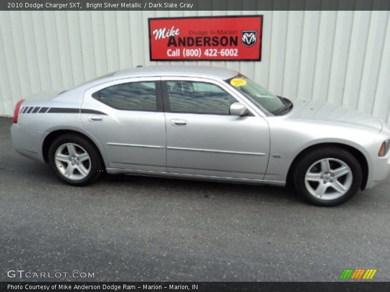Bright Silver Metallic / Dark Slate Gray 2010 Dodge Charger SXT
