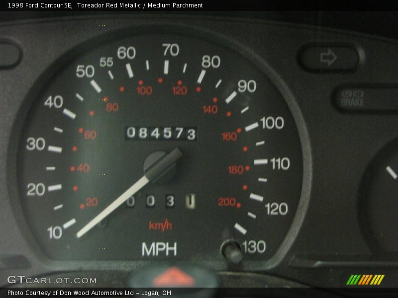 Toreador Red Metallic / Medium Parchment 1998 Ford Contour SE