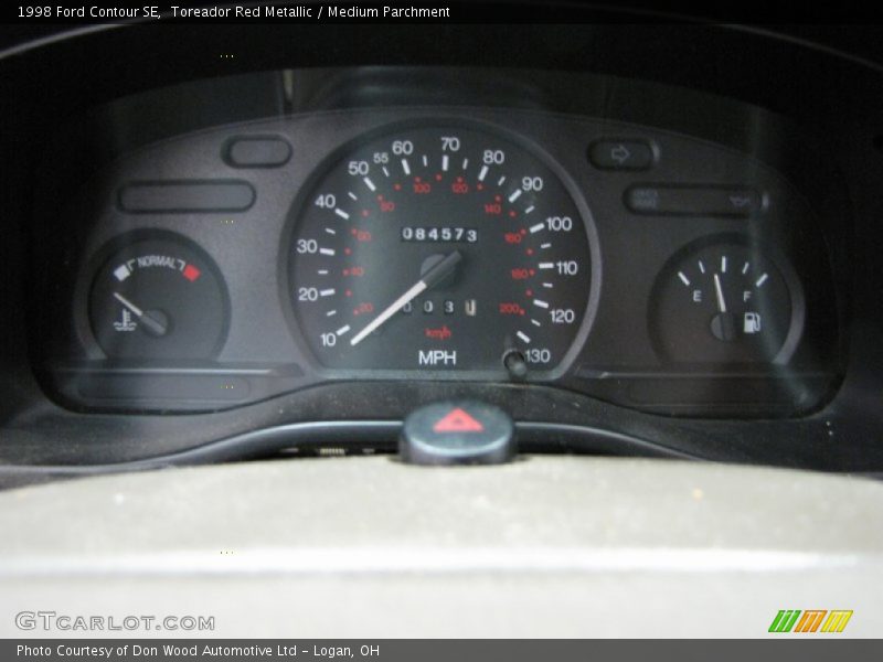 Toreador Red Metallic / Medium Parchment 1998 Ford Contour SE