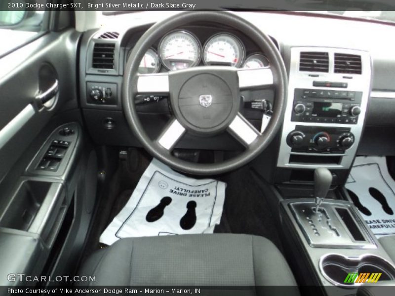 Bright Silver Metallic / Dark Slate Gray 2010 Dodge Charger SXT