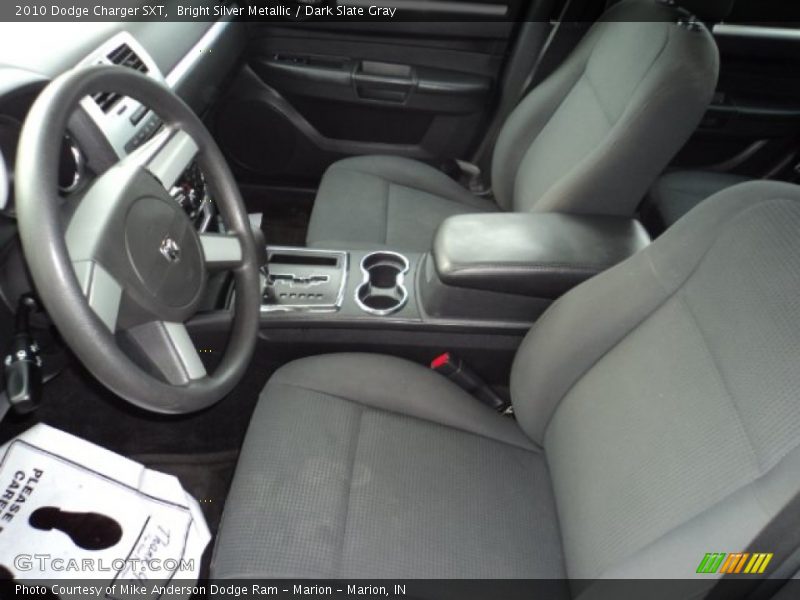 Bright Silver Metallic / Dark Slate Gray 2010 Dodge Charger SXT