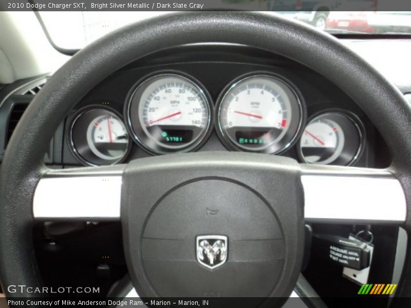 Bright Silver Metallic / Dark Slate Gray 2010 Dodge Charger SXT