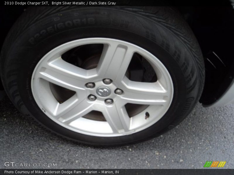 Bright Silver Metallic / Dark Slate Gray 2010 Dodge Charger SXT