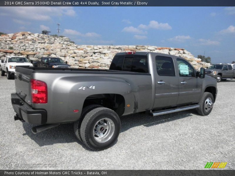  2014 Sierra 3500HD Denali Crew Cab 4x4 Dually Steel Gray Metallic