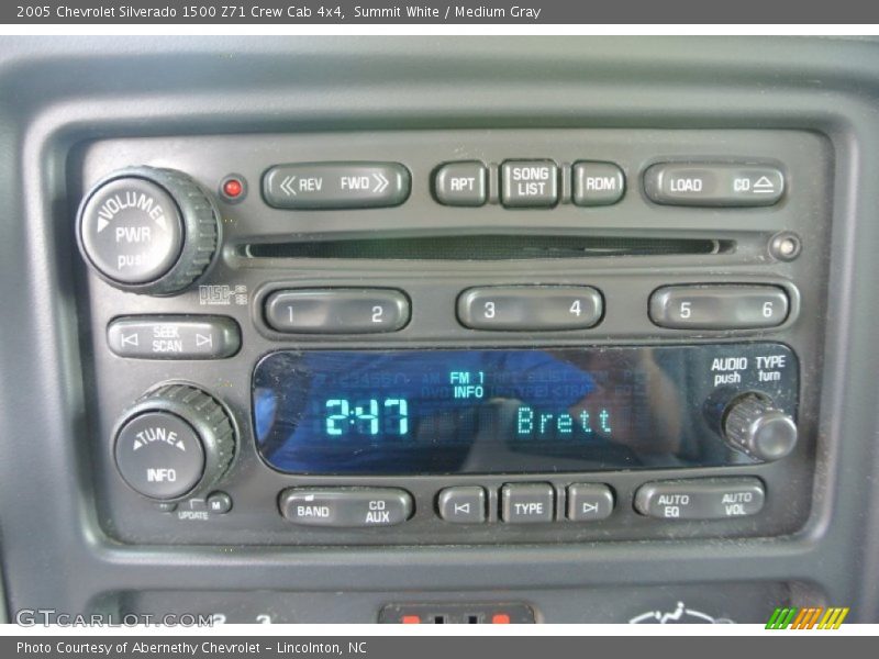 Summit White / Medium Gray 2005 Chevrolet Silverado 1500 Z71 Crew Cab 4x4