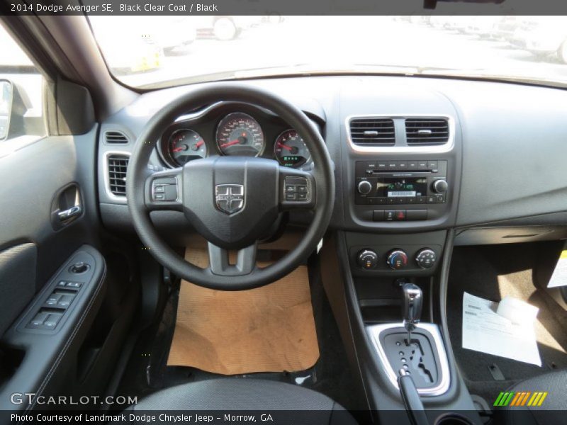 Black Clear Coat / Black 2014 Dodge Avenger SE