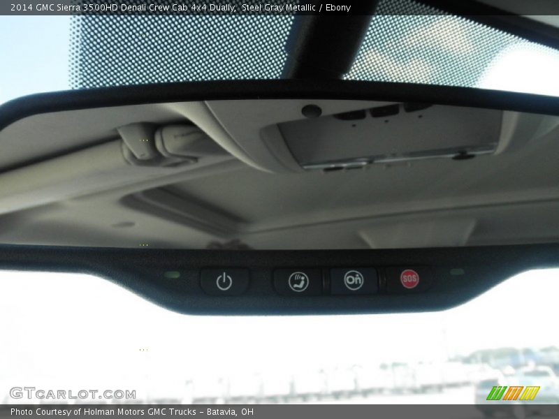 Steel Gray Metallic / Ebony 2014 GMC Sierra 3500HD Denali Crew Cab 4x4 Dually