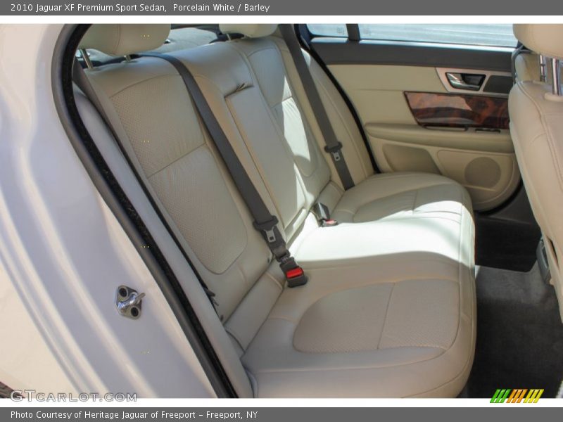 Porcelain White / Barley 2010 Jaguar XF Premium Sport Sedan