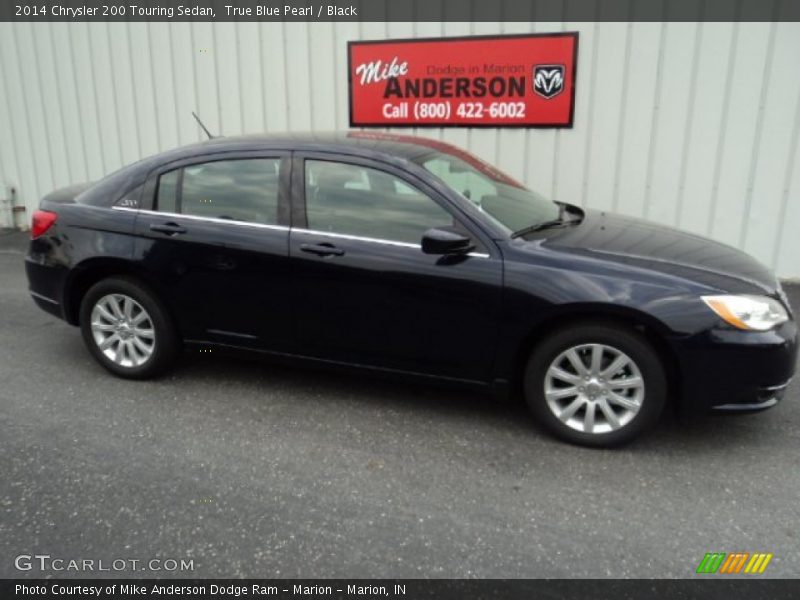 True Blue Pearl / Black 2014 Chrysler 200 Touring Sedan
