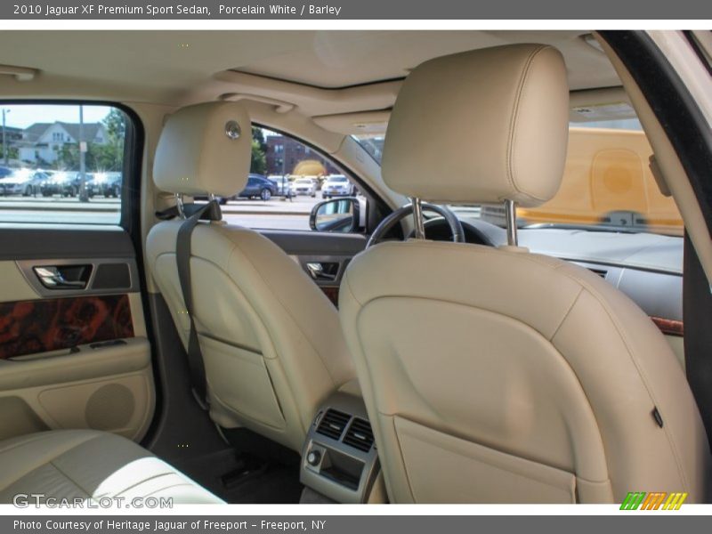Porcelain White / Barley 2010 Jaguar XF Premium Sport Sedan
