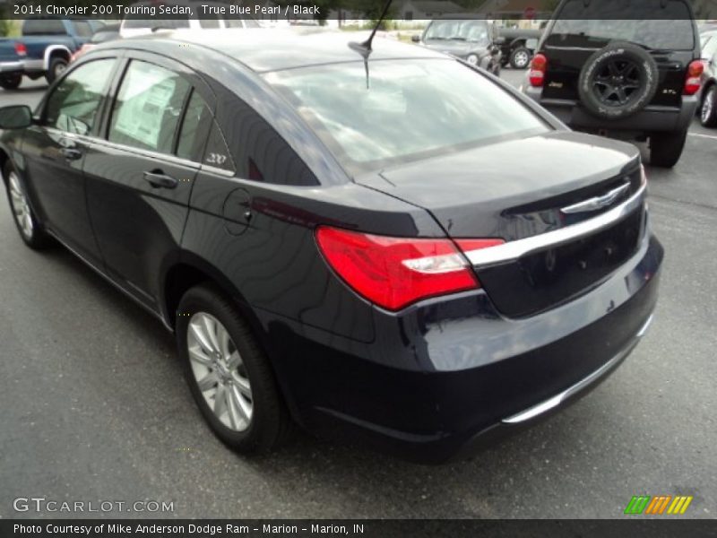 True Blue Pearl / Black 2014 Chrysler 200 Touring Sedan
