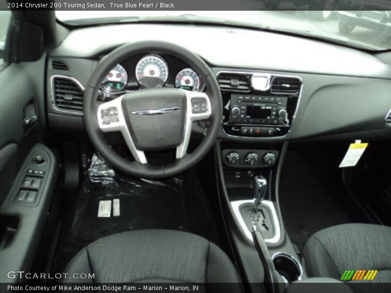 True Blue Pearl / Black 2014 Chrysler 200 Touring Sedan