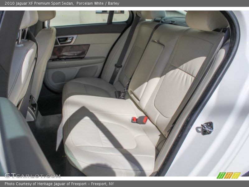 Porcelain White / Barley 2010 Jaguar XF Premium Sport Sedan