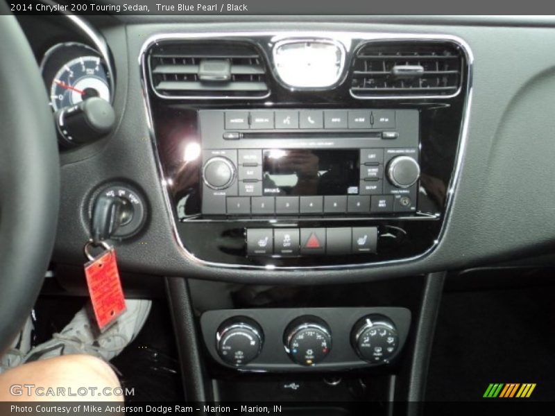 True Blue Pearl / Black 2014 Chrysler 200 Touring Sedan
