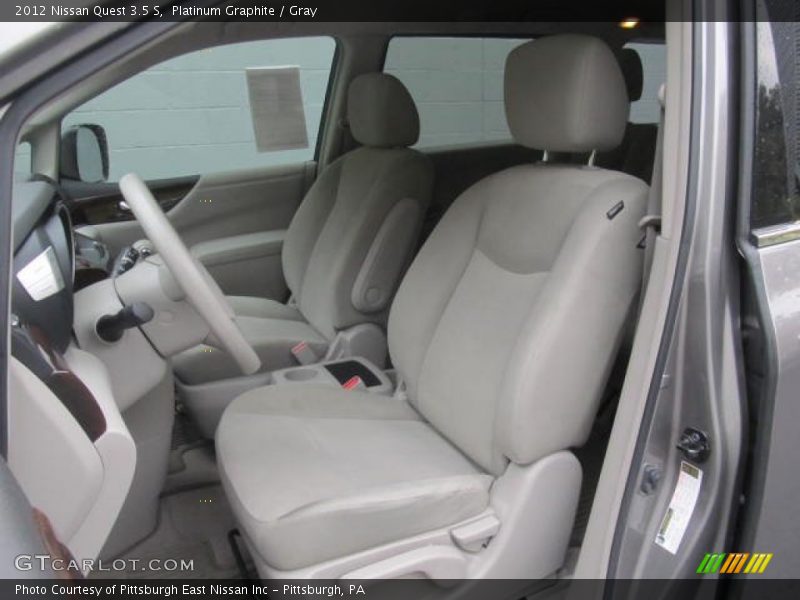 Platinum Graphite / Gray 2012 Nissan Quest 3.5 S