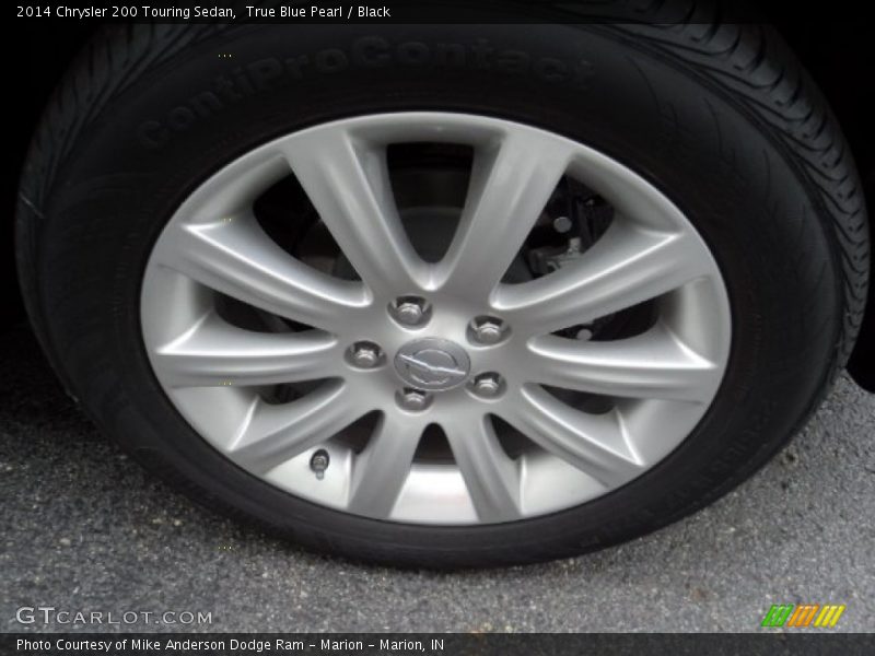 True Blue Pearl / Black 2014 Chrysler 200 Touring Sedan
