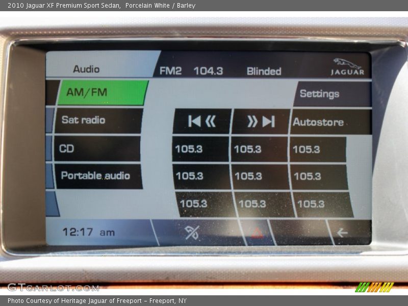 Porcelain White / Barley 2010 Jaguar XF Premium Sport Sedan