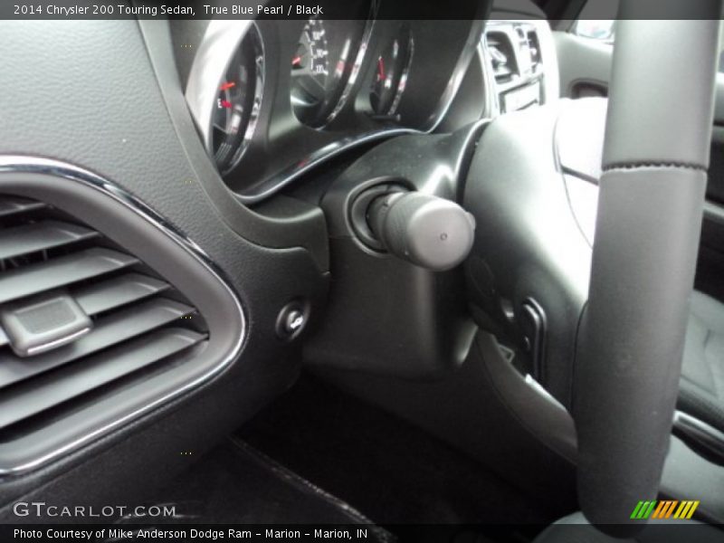 True Blue Pearl / Black 2014 Chrysler 200 Touring Sedan