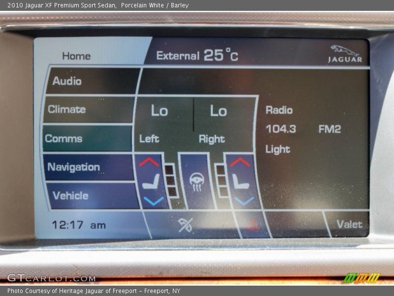 Porcelain White / Barley 2010 Jaguar XF Premium Sport Sedan