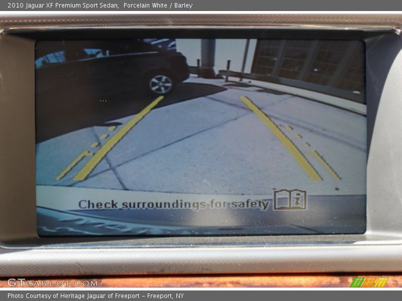 Porcelain White / Barley 2010 Jaguar XF Premium Sport Sedan