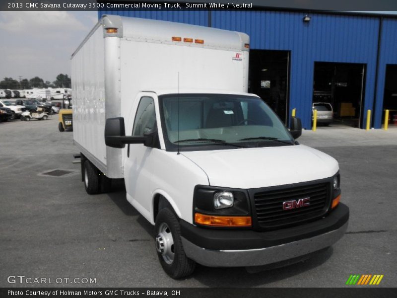 Summit White / Neutral 2013 GMC Savana Cutaway 3500 Commercial Moving Truck