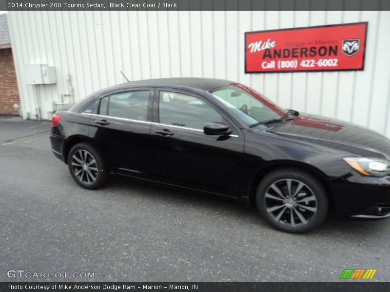 Black Clear Coat / Black 2014 Chrysler 200 Touring Sedan