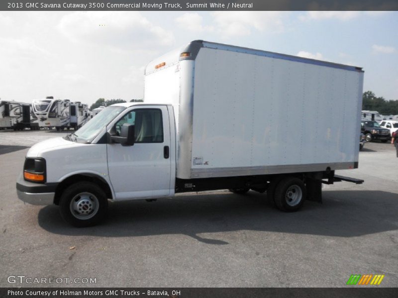 Summit White / Neutral 2013 GMC Savana Cutaway 3500 Commercial Moving Truck