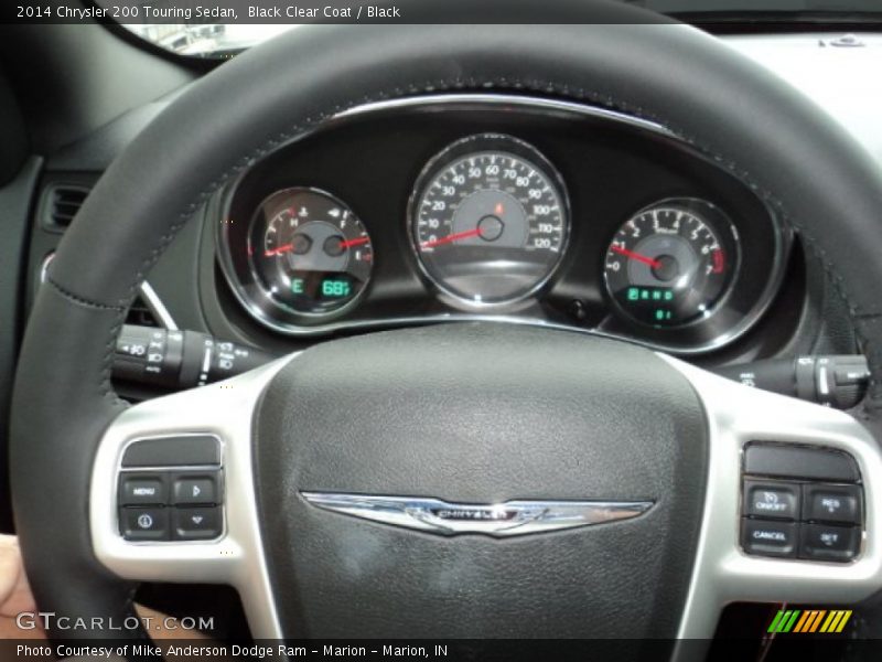 Black Clear Coat / Black 2014 Chrysler 200 Touring Sedan
