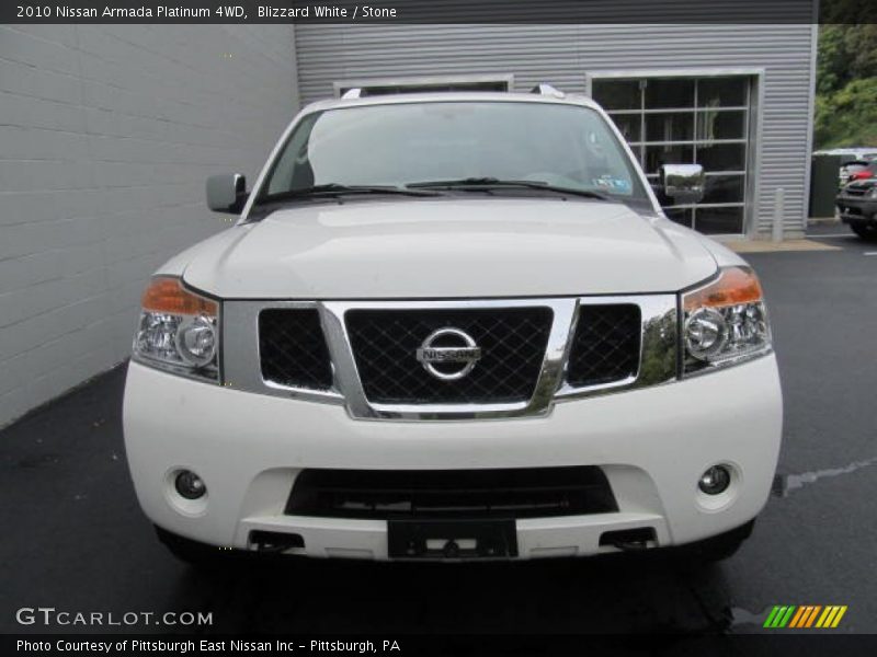 Blizzard White / Stone 2010 Nissan Armada Platinum 4WD