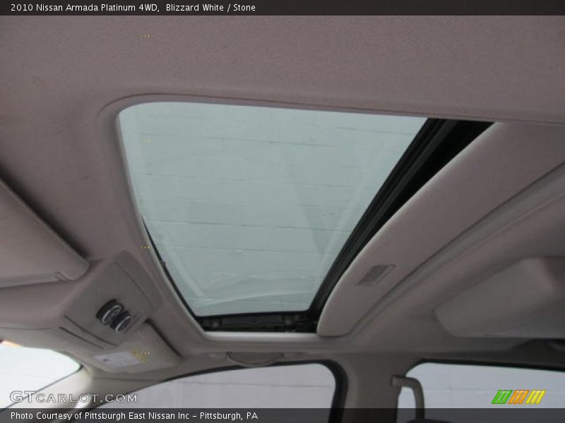 Blizzard White / Stone 2010 Nissan Armada Platinum 4WD