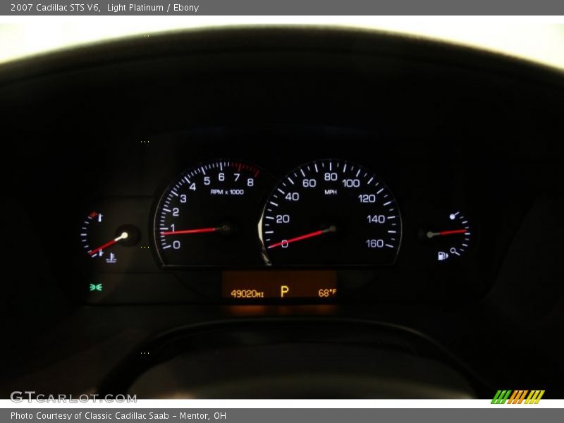 Light Platinum / Ebony 2007 Cadillac STS V6