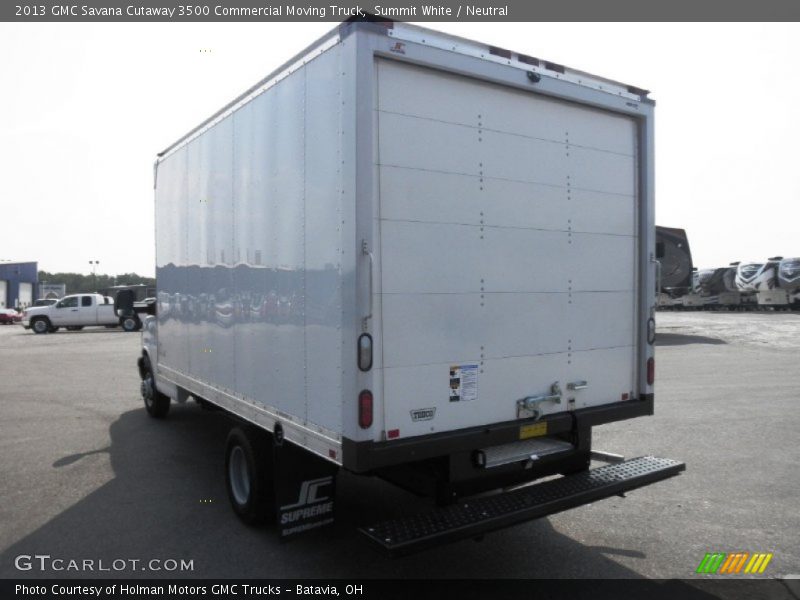 Summit White / Neutral 2013 GMC Savana Cutaway 3500 Commercial Moving Truck