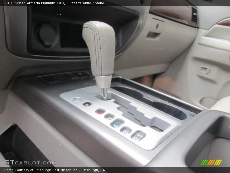 Blizzard White / Stone 2010 Nissan Armada Platinum 4WD