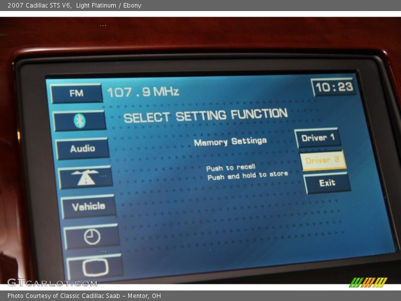 Light Platinum / Ebony 2007 Cadillac STS V6