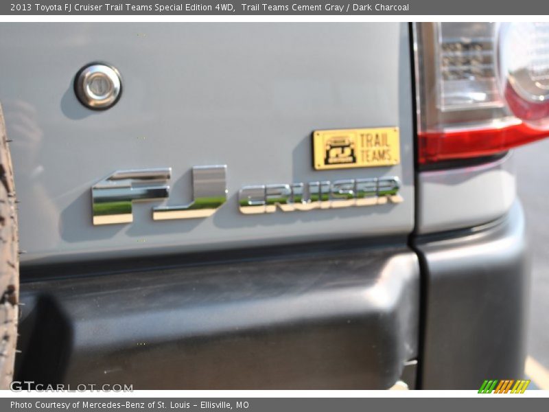 Trail Teams Cement Gray / Dark Charcoal 2013 Toyota FJ Cruiser Trail Teams Special Edition 4WD