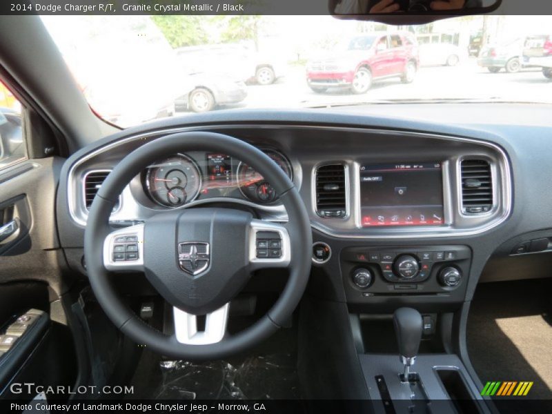 Granite Crystal Metallic / Black 2014 Dodge Charger R/T