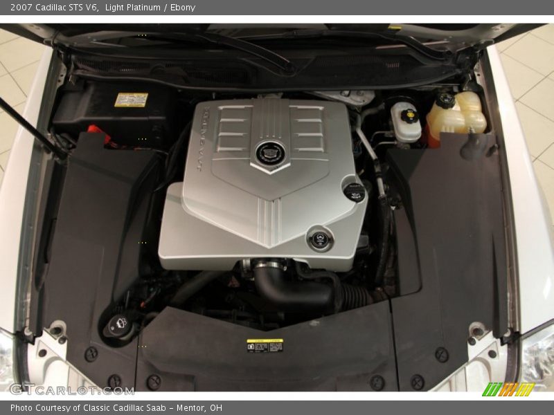Light Platinum / Ebony 2007 Cadillac STS V6