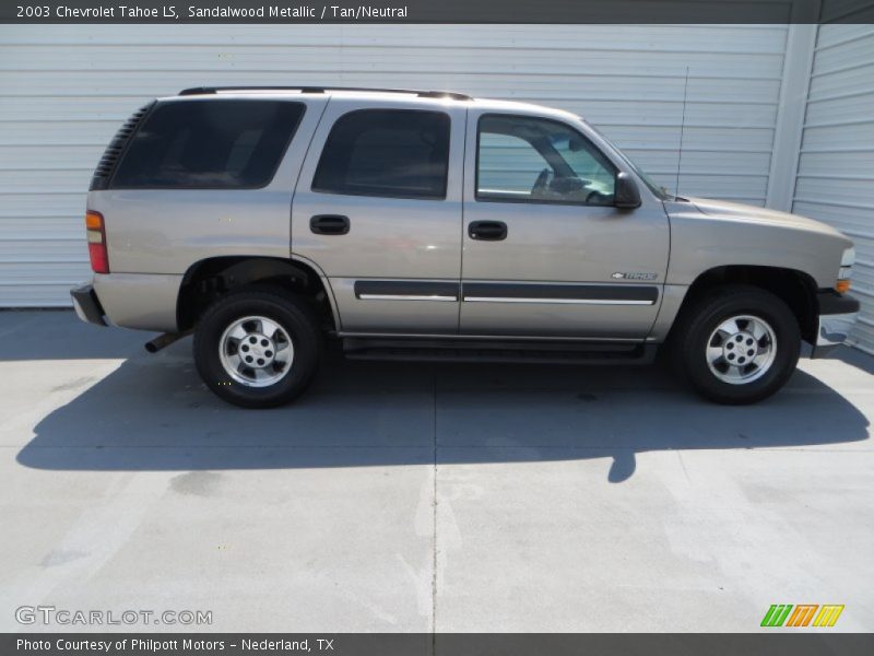 Sandalwood Metallic / Tan/Neutral 2003 Chevrolet Tahoe LS