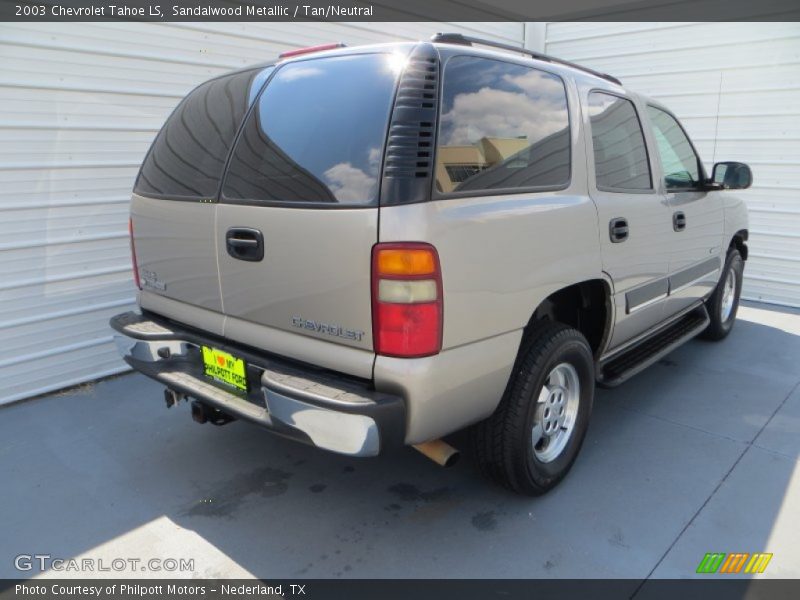 Sandalwood Metallic / Tan/Neutral 2003 Chevrolet Tahoe LS