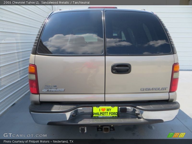 Sandalwood Metallic / Tan/Neutral 2003 Chevrolet Tahoe LS